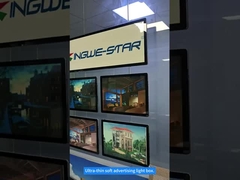 রিয়েল এস্টেট উইন্ডো ব্র্যান্ড ডিসপ্লে KWS-BD-A4 ব্যাকলিট অ্যাক্রিলিক LED লাইট বক্স