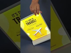 রিচার্জেবল ওয়্যারলেস ডেস্কটপ ডিসপ্লে ডাবল সাইড বিজ্ঞাপনের লাইট বক্স