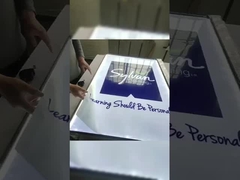 আল্ট্রা স্লিম বিজ্ঞাপন লাইট বক্স রেস্টুরেন্ট দোকান টেম্পারেড গ্লাস নেতৃত্বাধীন লাইট বক্স