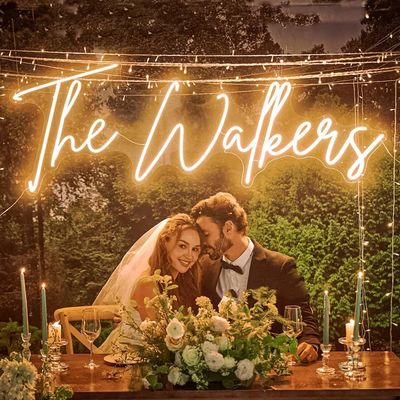 কেনা Custom LED Neon Sign with Acrylic Backsheet Super Bright and Easy to Install for Weddings and Events অনলাইনে উৎপাদন