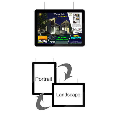 ছবির ফ্রেম ফটো বিজ্ঞাপন লাইট বক্স এক্রাইলিক LED প্যানেল 210mm X 297mm