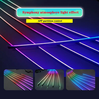 12 ভি মাল্টিকোলার কার অ্যাম্বিয়েন্ট লাইট LED Rgb লাইটিং নাইট পার্টি ইভেন্টের জন্য