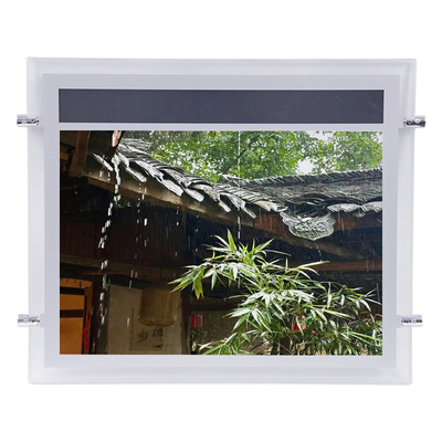 24 ভি উচ্চ উজ্জ্বলতা নেতৃত্বাধীন ডিসপ্লে বোর্ড স্ক্রিন সহ ক্রিস্টাল এ 4 লাইট বক্স